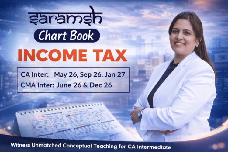 Picture of CA Inter Income Tax Saransh Chart Book 